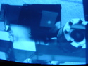 Camera view of V periscope input target
